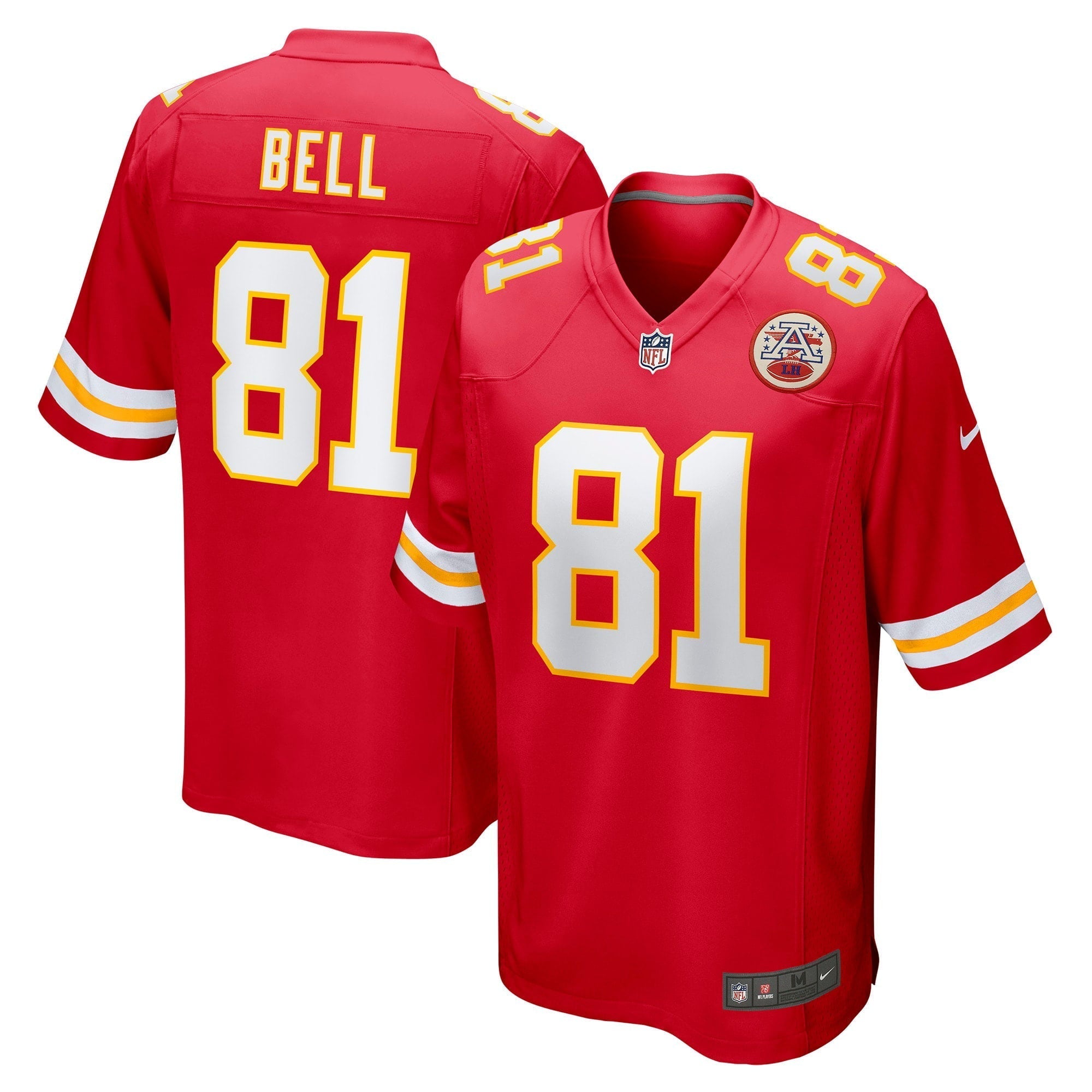 Men s Nike Blake Bell Red Kansas City Chiefs Game Player Jersey