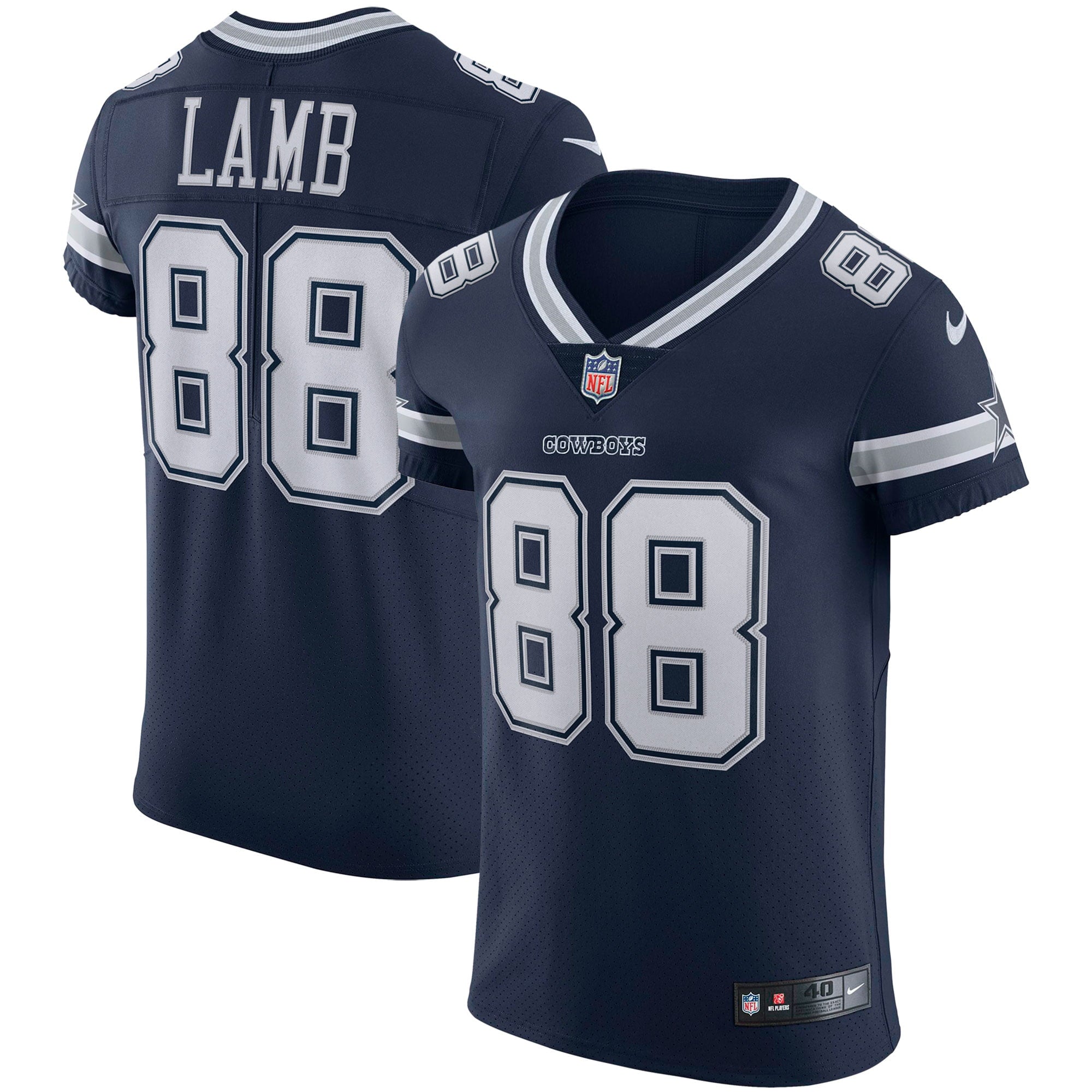 Men s Nike CeeDee Lamb Navy Dallas Cowboys Vapor Elite Jersey
