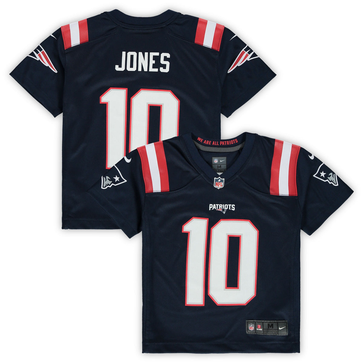 Mac Jones New England Patriots Nike Preschool Game Jersey   Navy