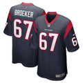 Nick Broeker Houston Texans Nike Team Game Jersey    Navy