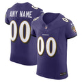 Baltimore Ravens Nike Vapor F.U.S.E. Elite Custom Jersey   Purple