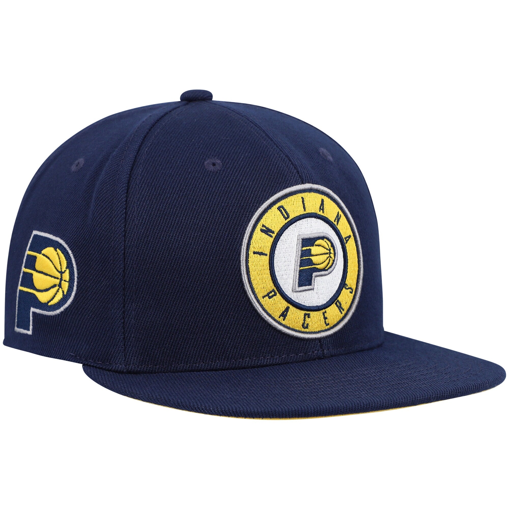 Indiana Pacers Mitchell & Ness Core Side Snapback Hat - Navy